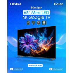 Haier H65M80FUX 65-inch 4K Mini LED Smart Google TV