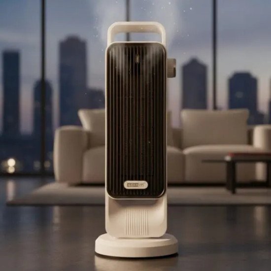 GearUP XH-2001 2000W Room Heater and Fan With Auto Rotating Function