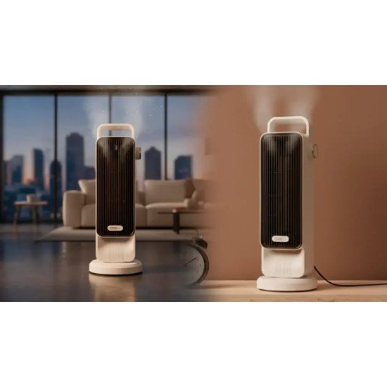 GearUP XH-2001 2000W Room Heater and Fan With Auto Rotating Function