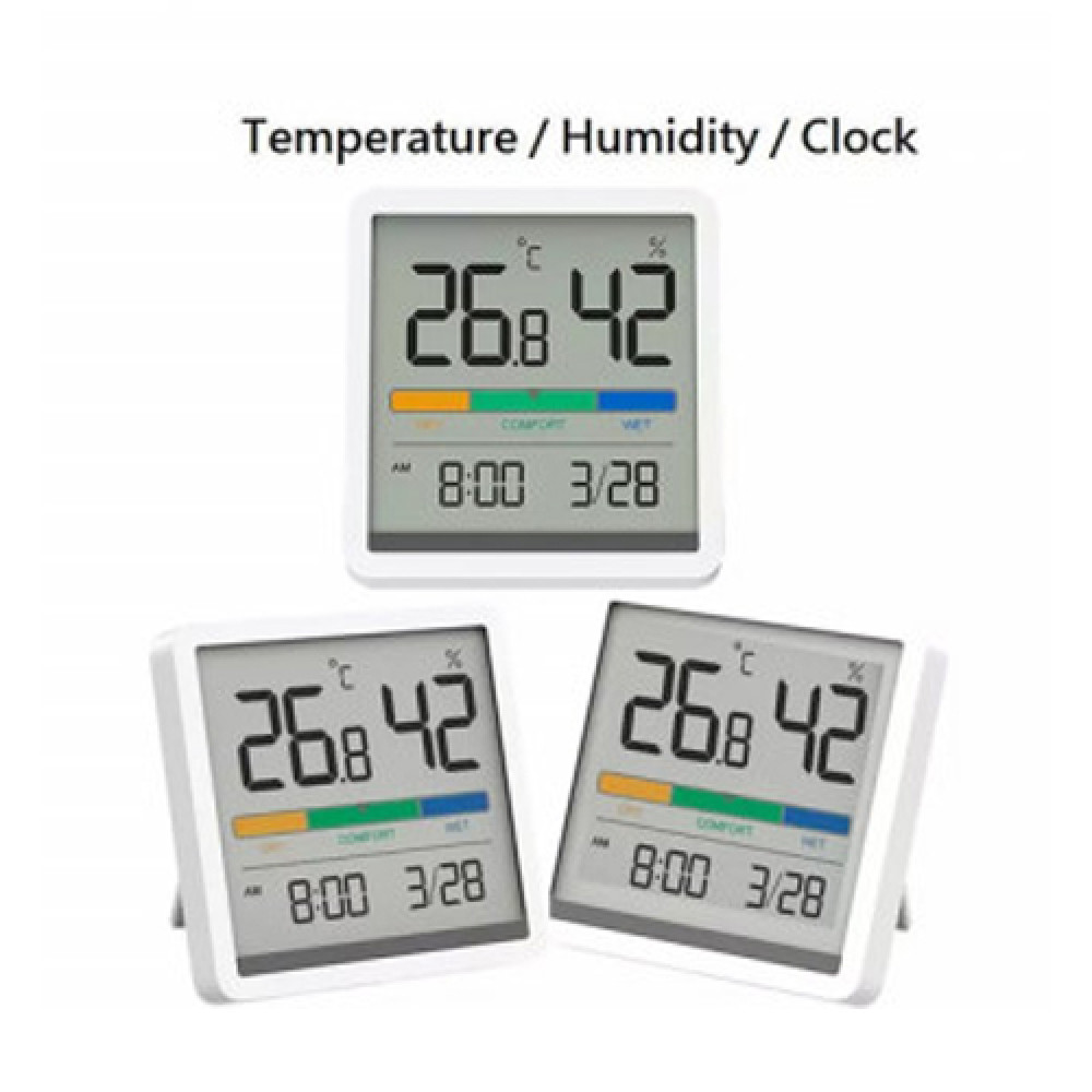 Xiaomi MIIIW Mute Temperature Humidity Clock - White