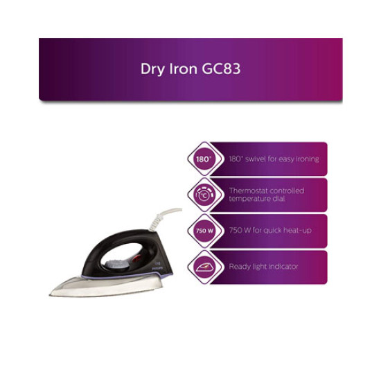 PHILIPS DIVA - GC83 DRY IRON