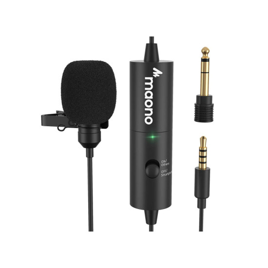 Rechargeable Omnidirectional Lapel Microphone MAONO AU-100R