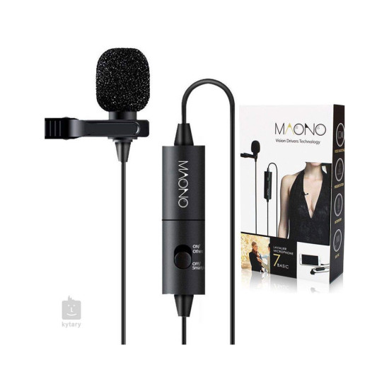 Rechargeable Omnidirectional Lapel Microphone MAONO AU-100R