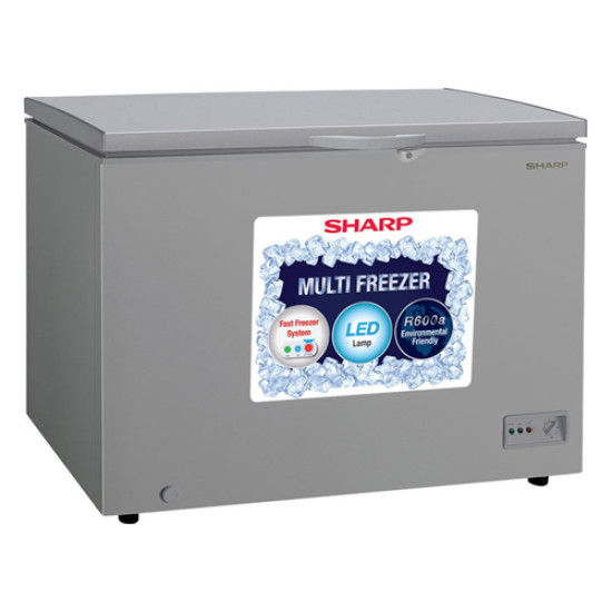 Sharp Freezer SJC-528-GY 510 Liters - Grey