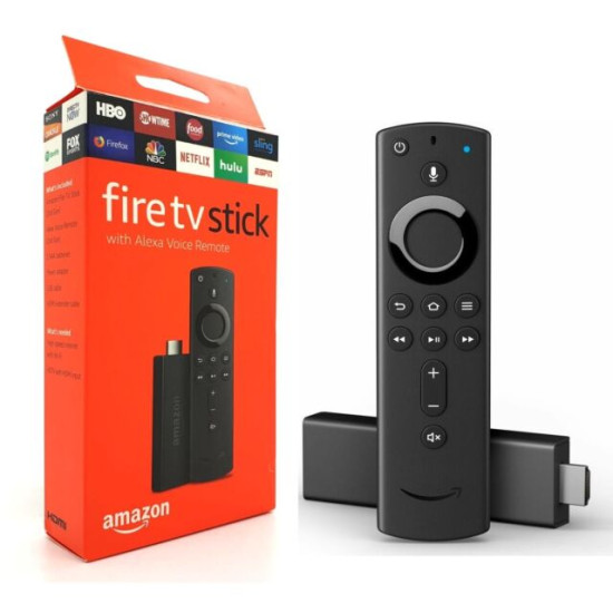 Amazon Fire TV Stick (2nd Gen) Streaming Media Player With Alexa Voice Remote 